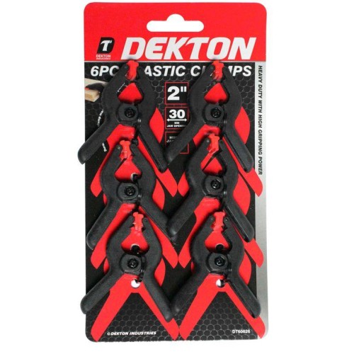 DEKTON Spring Tweezers Set 6 Pcs. 52mm