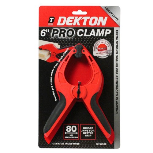 DEKTON B.T. Clamp Plastic gr ip Handle 80m Opening