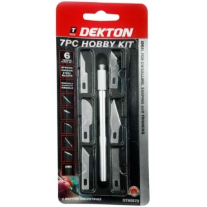 DEKTON PVC Wood Carving Kit 7 Pcs. Hobbies