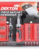 DEKTON Set 42 pcs. Bits & Ratchet Screwdrivers