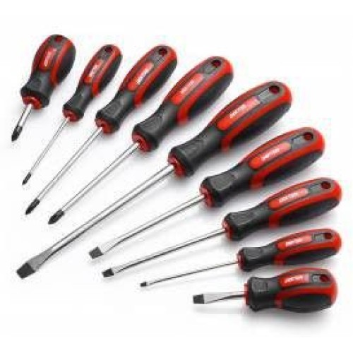 DEKTON Screwdriver Set 9 Pcs. Equal PH Magnetic CRV