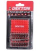 DEKTON Set of Tips 33 Pcs. Torx-Spanner-Hex Metr