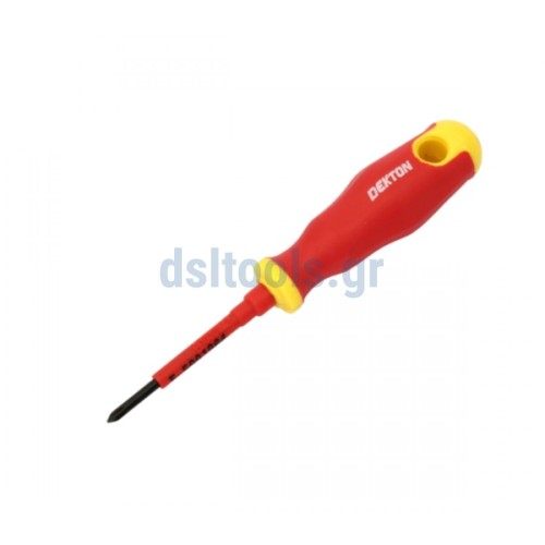 DEKTON Screwdriver PZ 0x60mm VDE Electricians