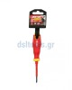 DEKTON Screwdriver PZ 0x60mm VDE Electricians