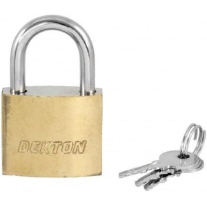 DEKTON Titanium Padlock 32mm 3 Keys