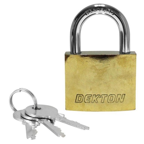 DEKTON Titanium Padlock 38mm 3 Keys