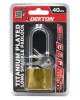 DEKTON 40mm Titanium Long Neck Padlock