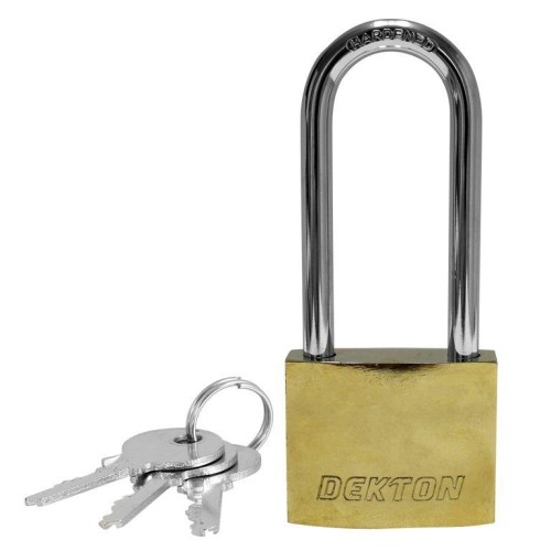 DEKTON 40mm Titanium Long Neck Padlock