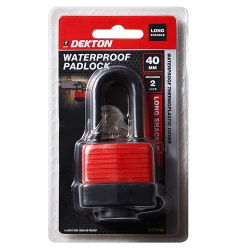 DEKTON Padlock 40mm Long Handle Waterproof