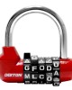 DEKTON U Type Padlock With 5 Digit Combination