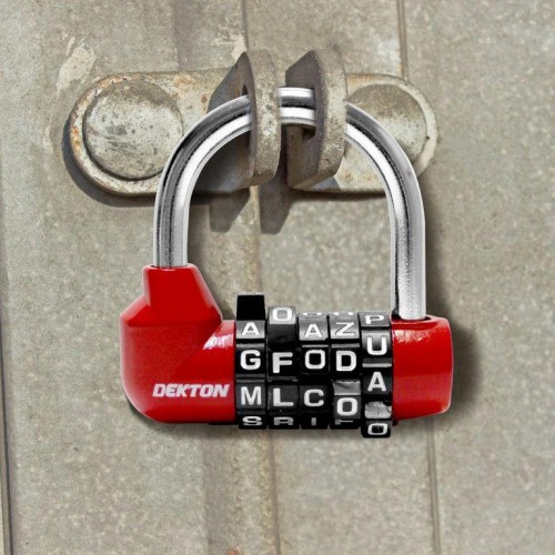 DEKTON U Type Padlock With 5 Digit Combination