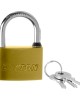 DEKTON 30mm Brass Heavy Duty Padlock, Body & Barrel