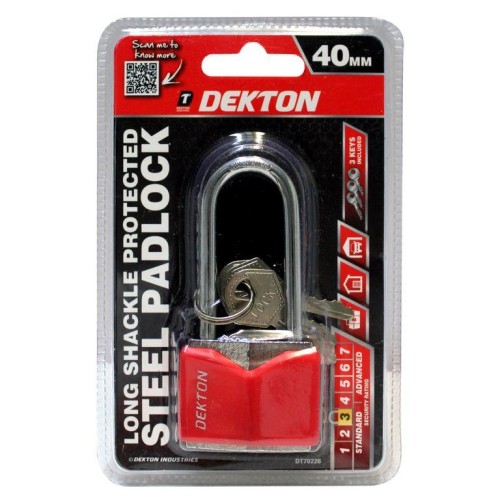 DEKTON Padlock Long Neck 50mm With Coating