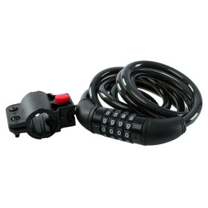 DEKTON 4 Digit Combination Bike Lock 12mmx1.5m With Base