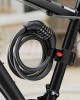 DEKTON Bicycle Lock With 5 Digit Combination 12mmx1.5m With Base