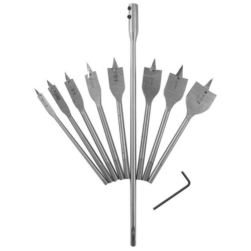 DEKTON Wing Drill Set 10 Pcs 6-10-13-16-20-22-25-32mm