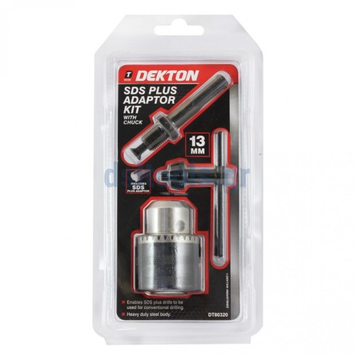 DEKTON 13mm Chuck & SDS Adapter & Wrench