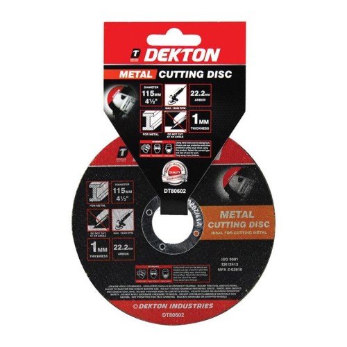 DEKTON 115x1mm Cd-Inox Metal Cutting Disc