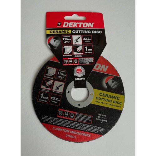 DEKTON Cutting Disc 115mx1mm Ceramic