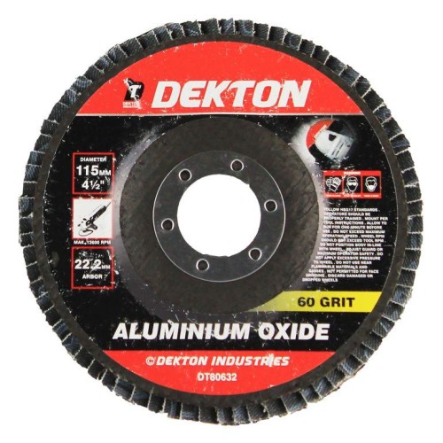 DEKTON Grinding Disc 115mm P60 Aluminum Oxide