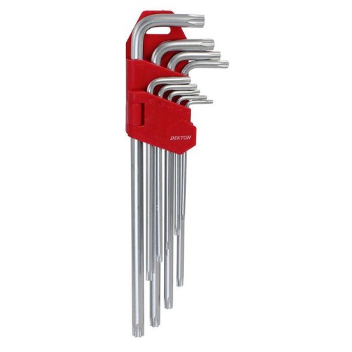 DEKTON Long Torx Allen Wrench Set 9 Pcs.