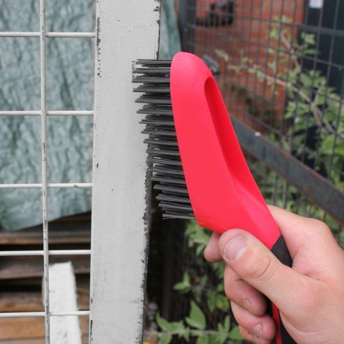 DEKTON Wire Brush Hand Carbon El. Handle