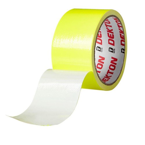 DEKTON Yellow Fluorescent Textile Tape 8mx50mm