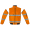Jacket-Vest L Reflective 2 in 1 HV Orange