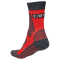 Isothermal Socks No45/46 Red/Grey Merino Melnick