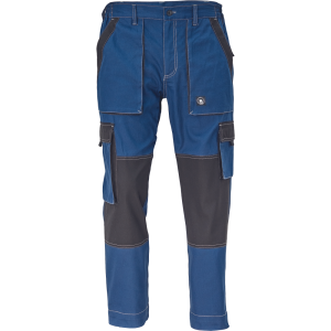 Blue/Black Cotton Work Pants