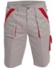 Bermuda No 58 Gray - Red Cotton