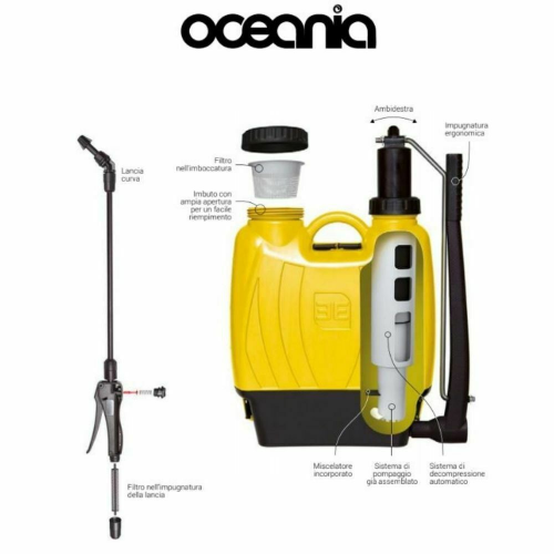 Sprayer 16Ltr Back OCEANIA