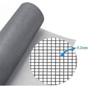 Anti-Mosquito Screen Fireproof Gray America 0,8mx30m