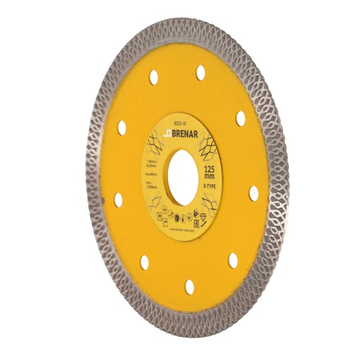 Diamond Cutting Disc X-Type 125x22,23x1,2mm