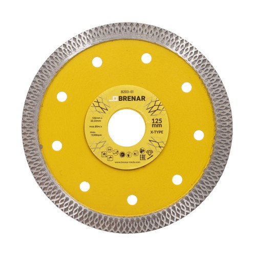 Diamond Cutting Disc X-Type 125x22,23x1,2mm
