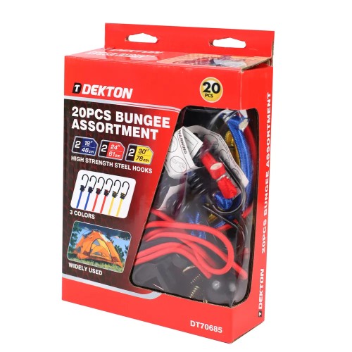 DEKTON Set 20 Τεμ. Ιμάντες Ρυθμιζόμενοι