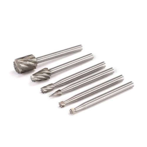 DEKTON 6 x Micro HSS Router Bit Set Silver Pk6