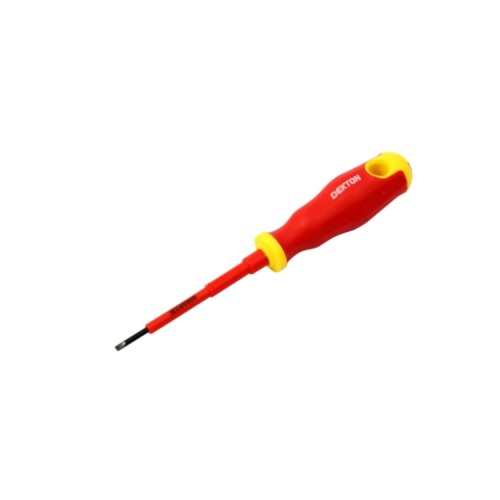 DEKTON Screwdriver Straight 4x100mm VDE Electricians