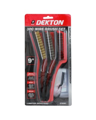 DEKTON Συρματόβουρτσες 22cm Set 3 Τεμ.