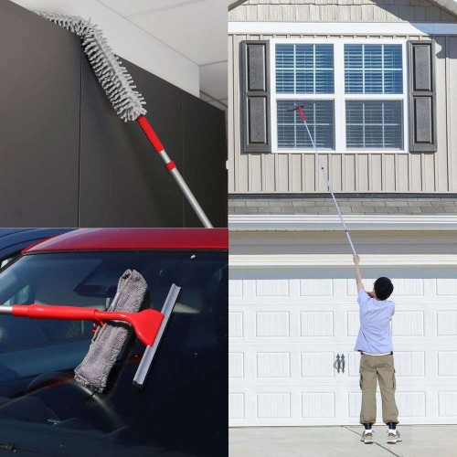 DEKTON Set Εργαλείων Καθαρισμού 4 Τεμ. Με Τηλεσκοπικό Κοντάρι 2,5m