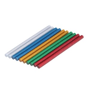 Ράβδος Glitter Κόλλα Θερμής Σιλικόνης 11mm Mix Χρωμάτων 10 Τεμ.