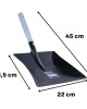 Fireplace ash scoop 21,7x23,5cm/38cm
