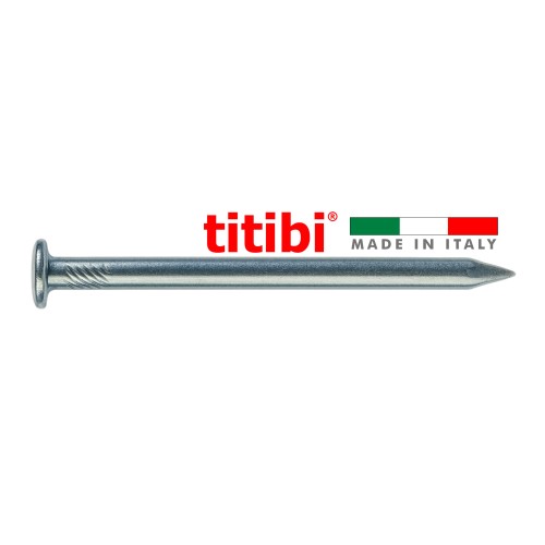 TITIBI Ατσαλόκαρφα Νο 2x25 Set 100 Τεμ. Γαλβανιζέ