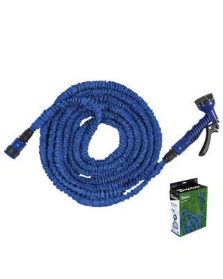 SET Λάστιχο Ποτίσματος Επεκτεινόμενο 5m-15m & Πιστόλι & Ρακόρ Σύνδεσης