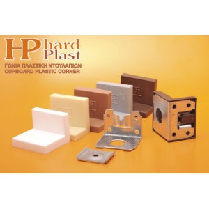 Cabinet Support Corner Black 40x35x10mm