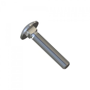 M5 galvanized DIN 603 knurled screws