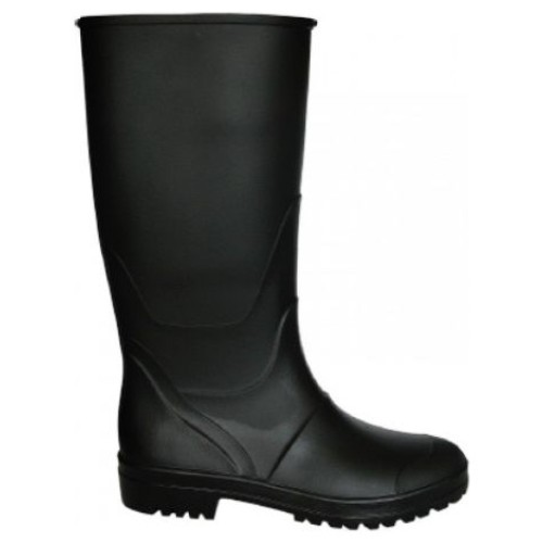 Μπότα Γαλότσα PVC Γονάτου Μαύρη Νο 39-47
