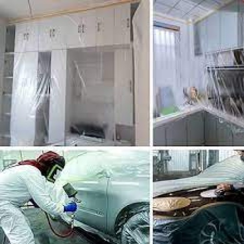 Masking tape with plastic sheeting 180cmx20m Masking tape with plastic sheeting 180cmx20m