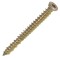 Window Frame Screws Torx T30 Zinc-Plated & Yellow-Passivated 7.5x122mm 100 pcs