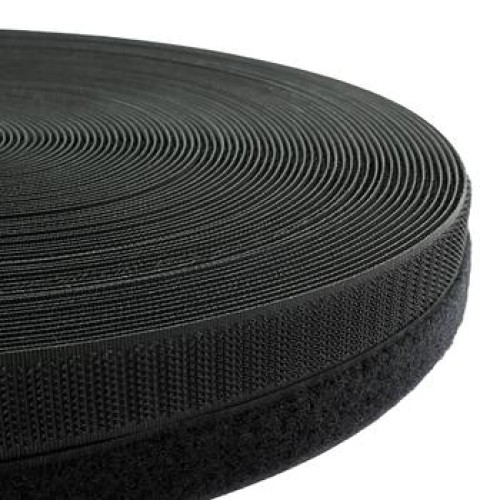 Black 20mm Velcro 20mmx25m